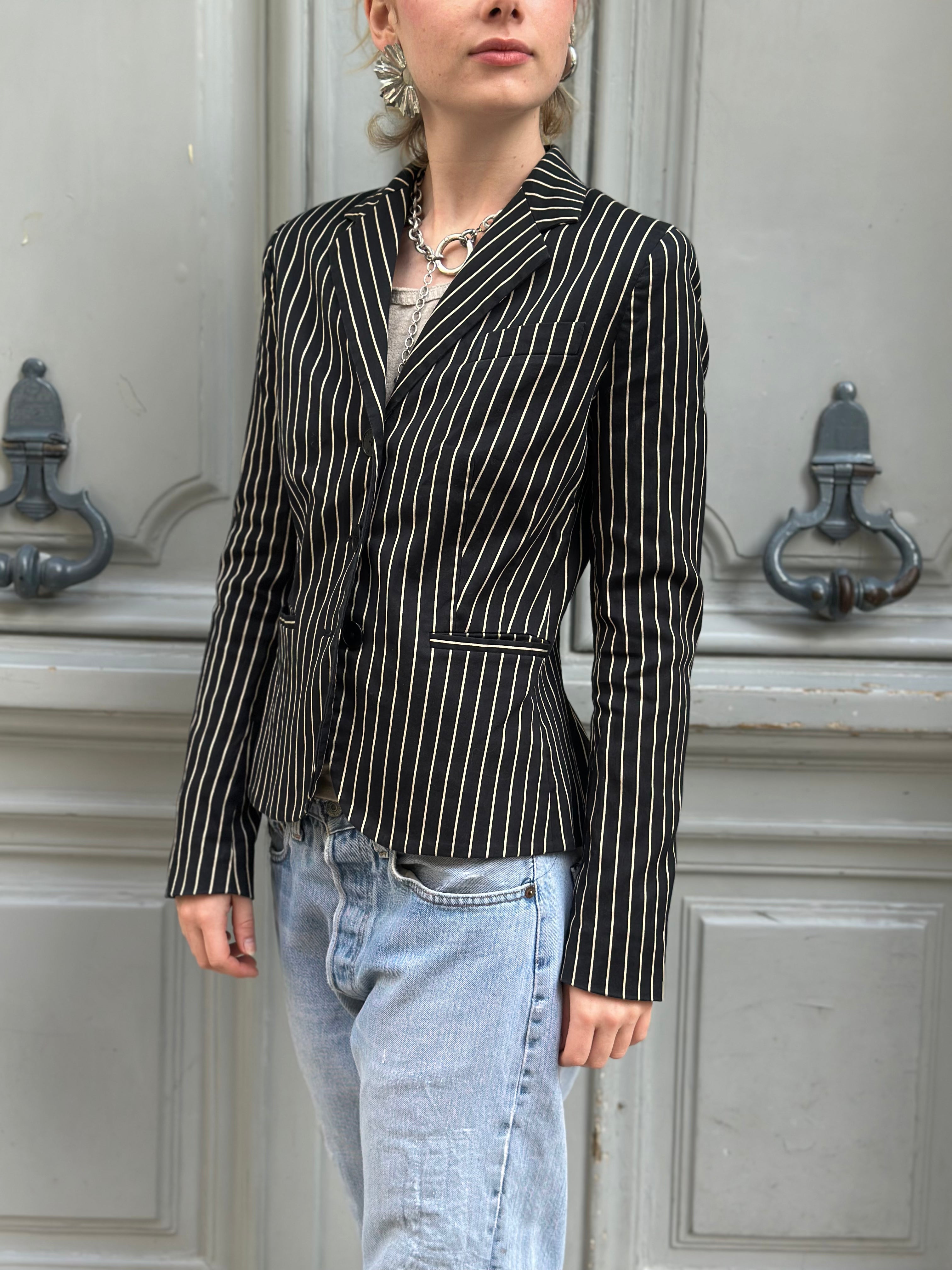 Blazer à rayures Ralph Lauren