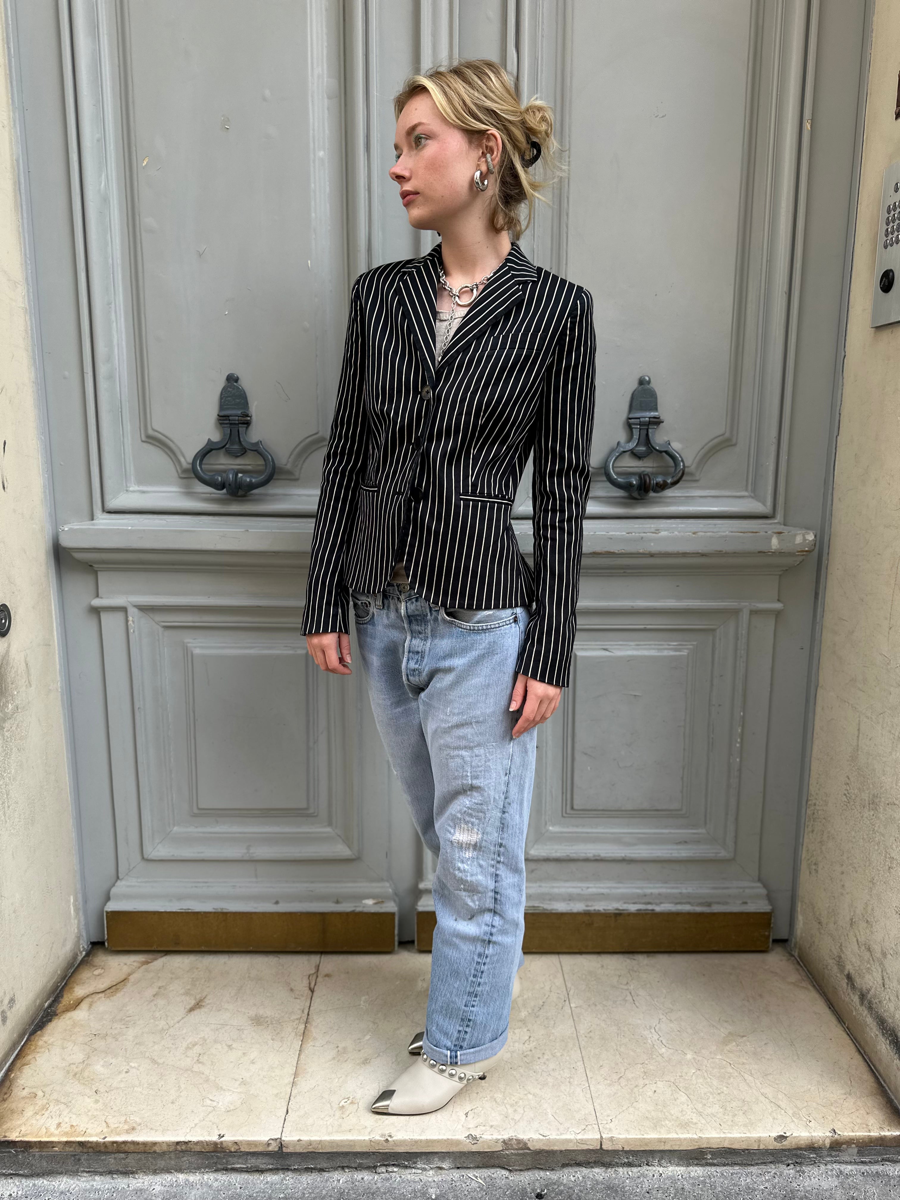 Blazer à rayures Ralph Lauren