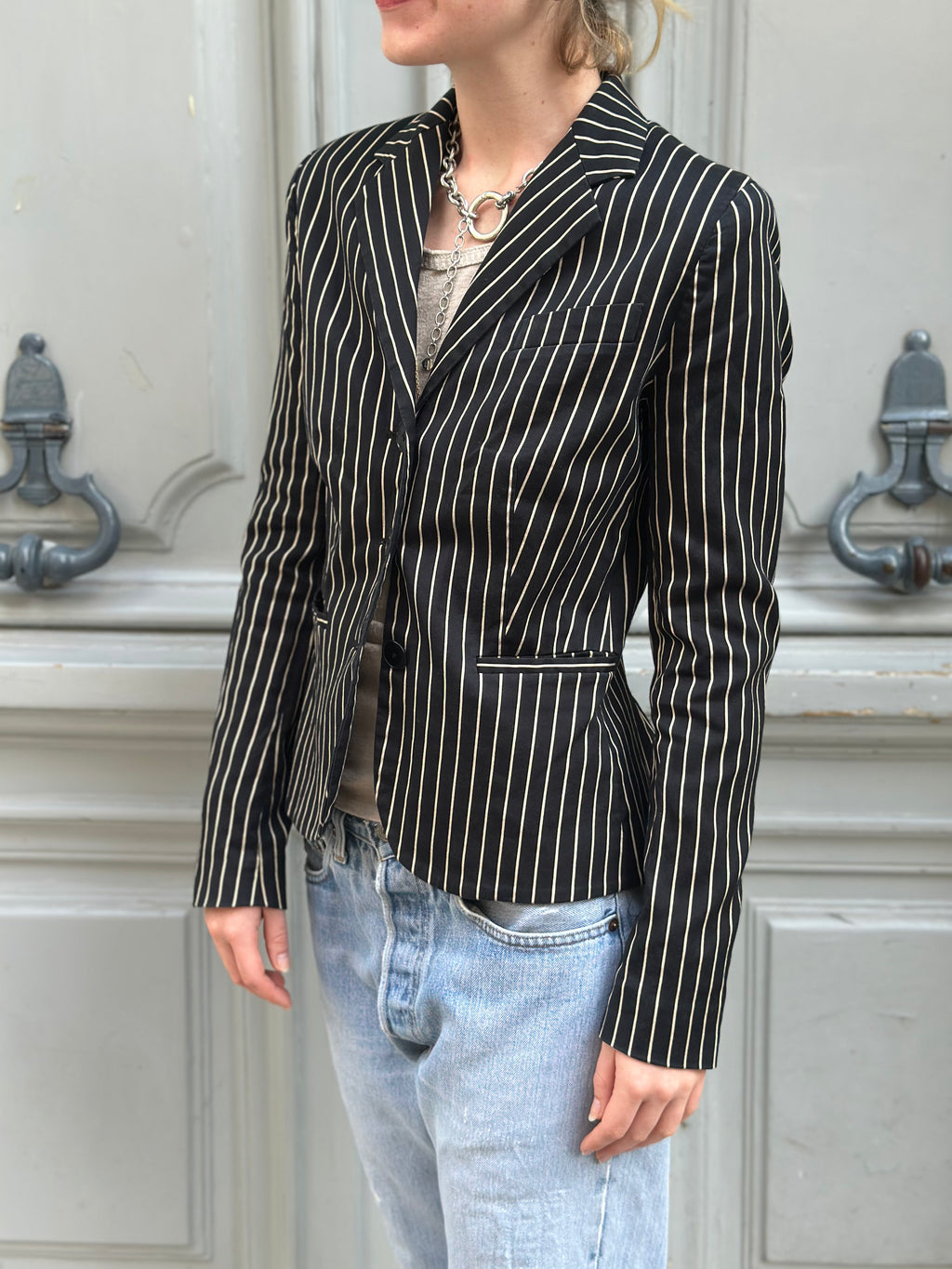 Blazer à rayures Ralph Lauren