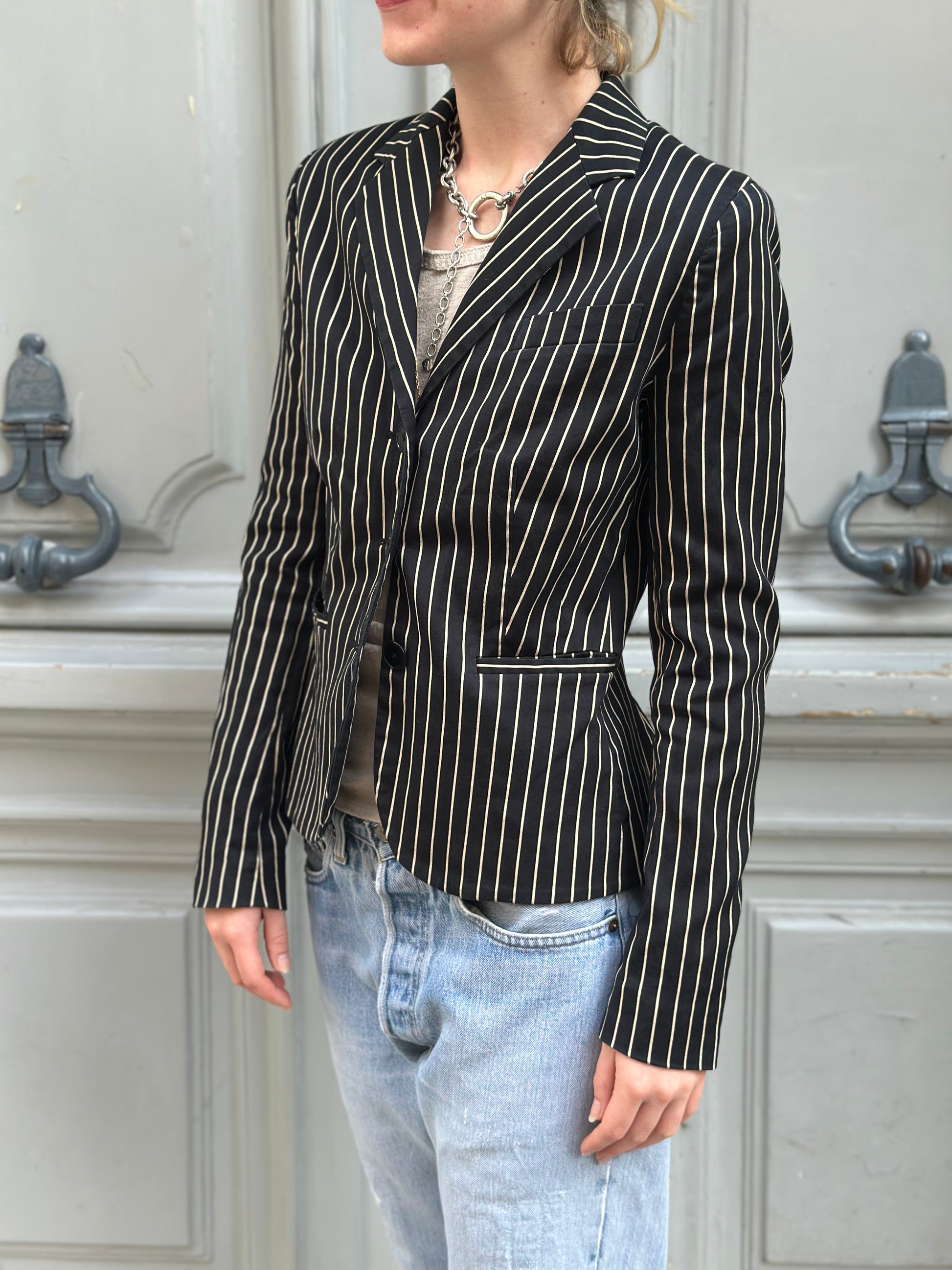 Blazer à rayures Ralph Lauren
