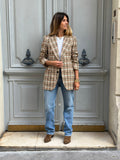 Blazer à carreaux 70's