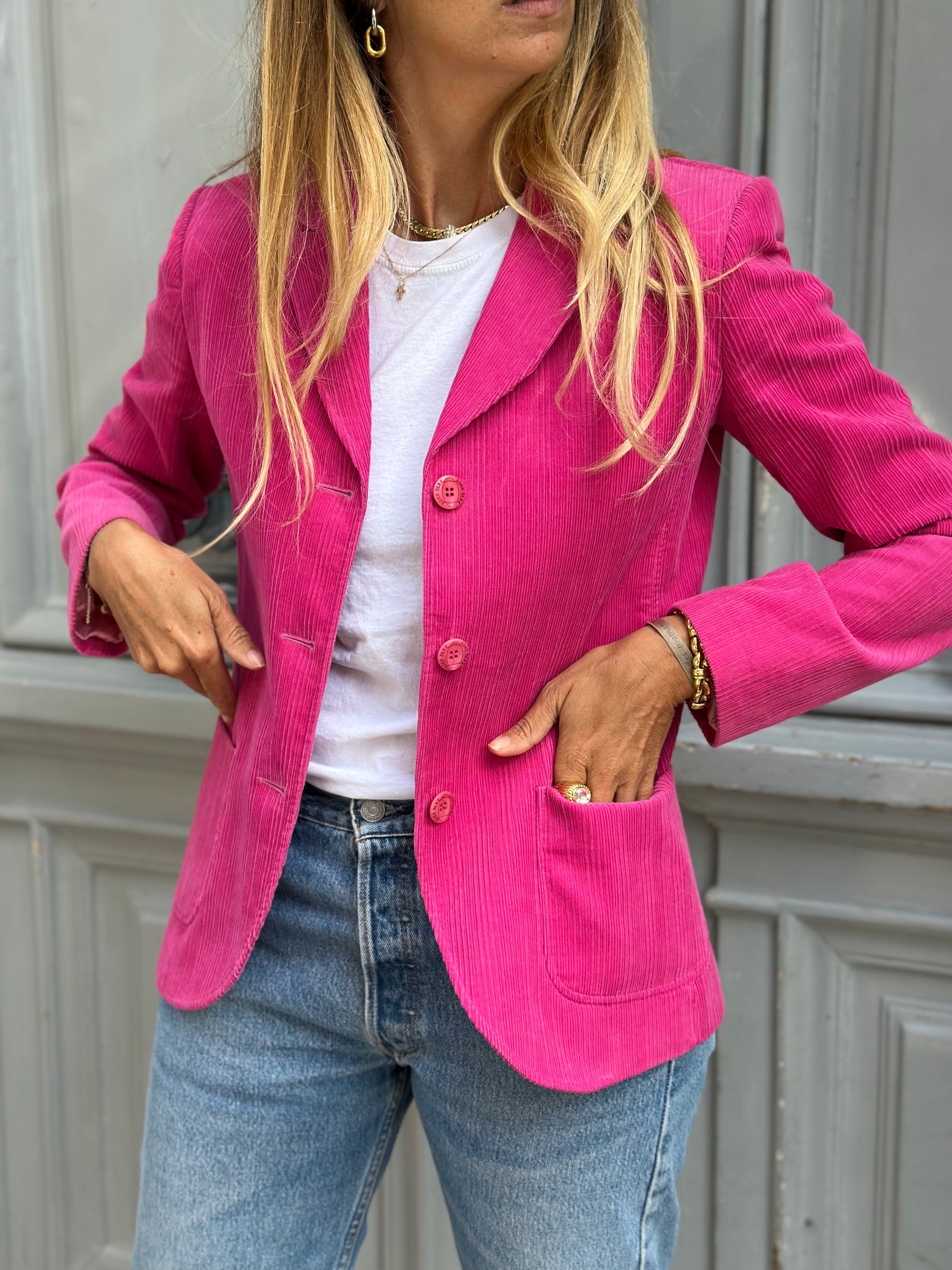 Blazer rose Eden Park