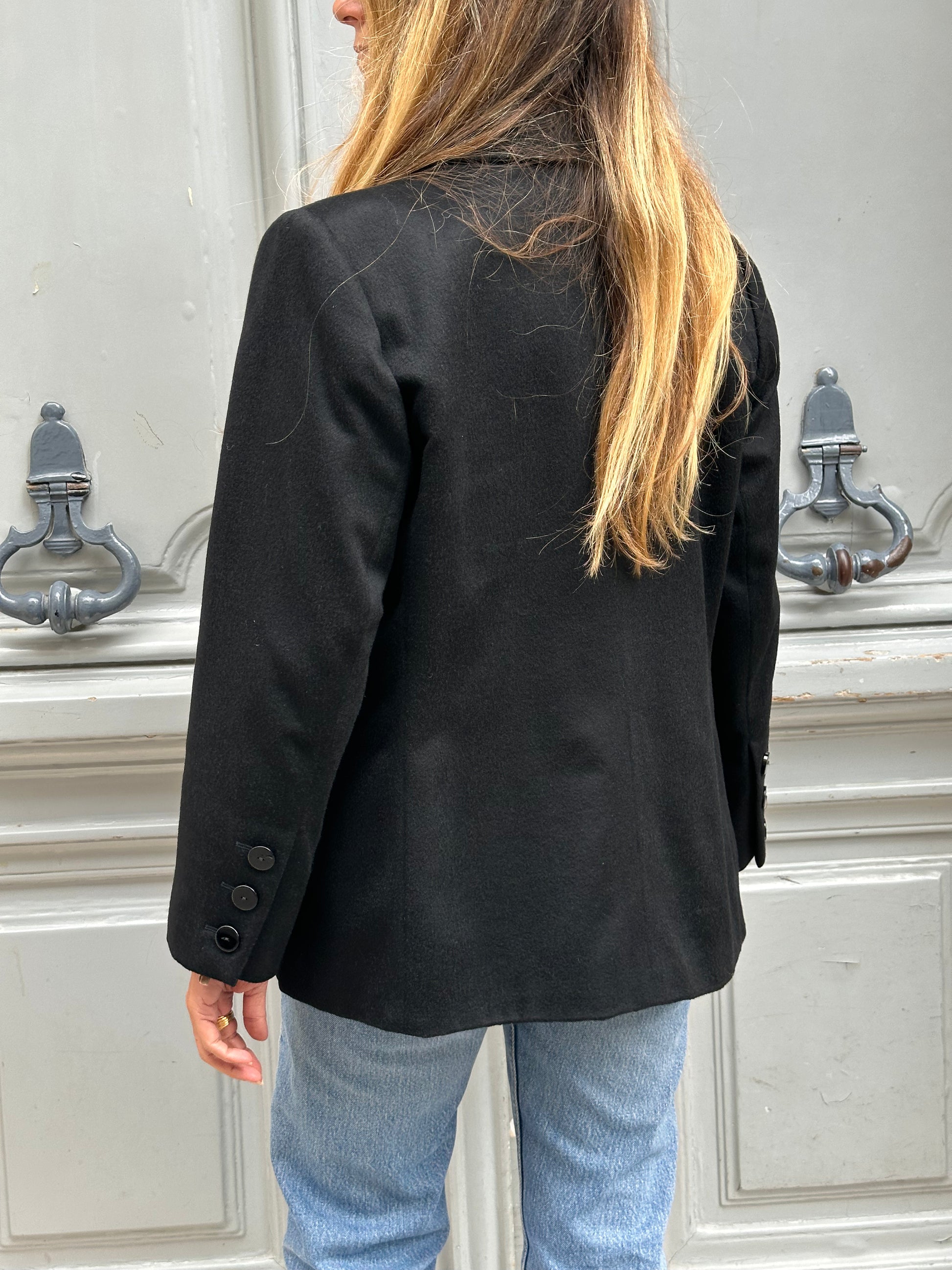 Blazer noir YSL Rive Gauche