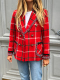 Blazer à carreaux Christian Lacroix