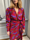 Robe cache-cœur YSL Rive Gauche