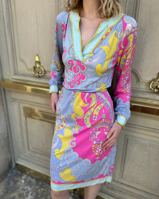 Robe colorée Pucci 60's