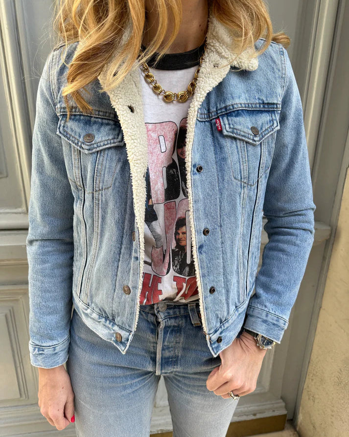 Veste en jean moumoute