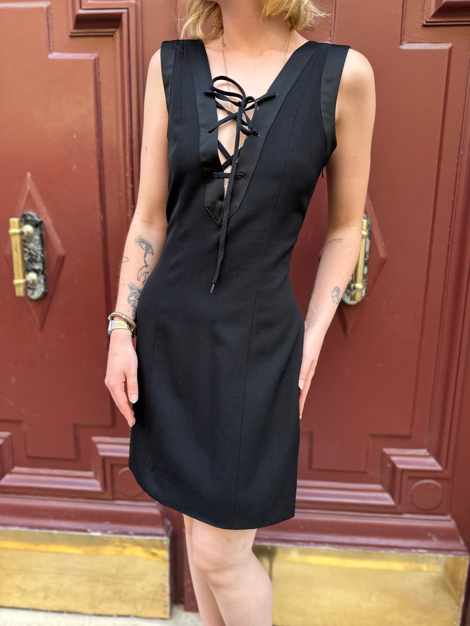 Robe noire YSL Rive Gauche