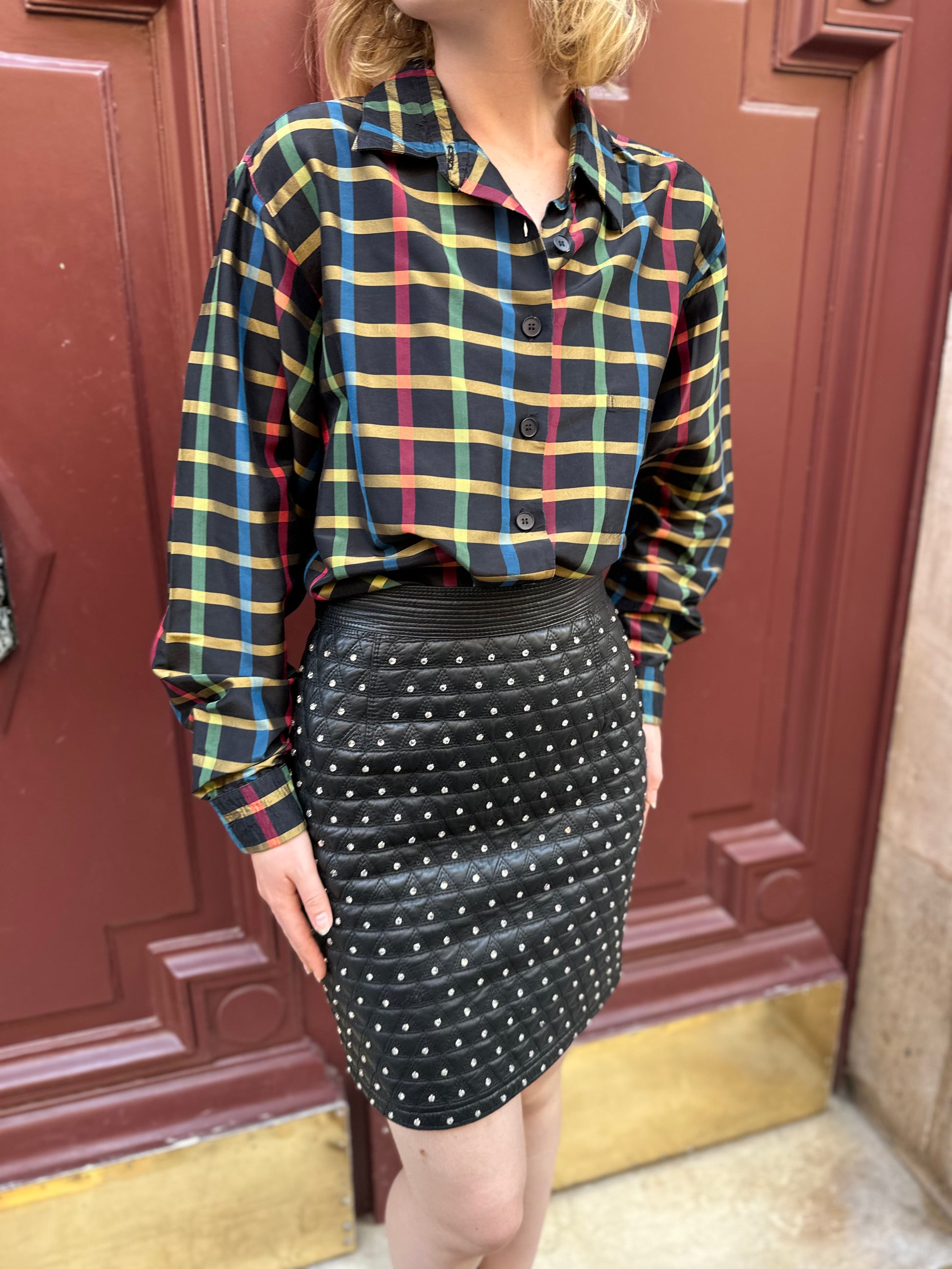 Chemisier Lanvin à carreaux