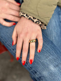 Bague dorée