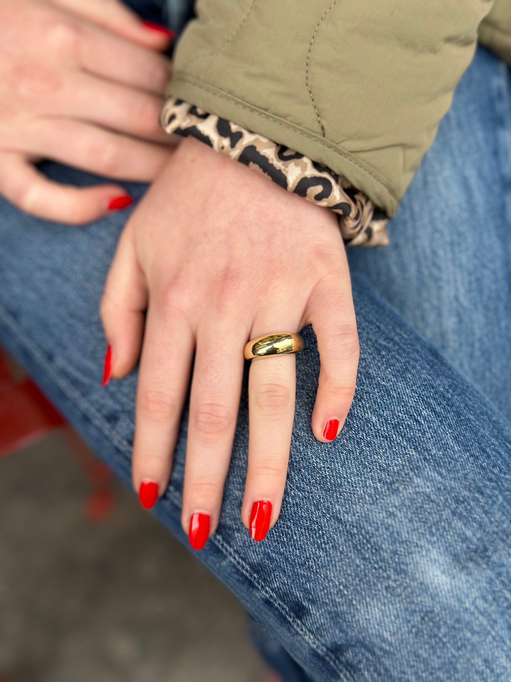 Bague dorée