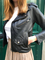 Perfecto en cuir noir