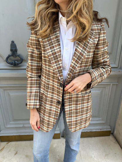 Veste à carreaux