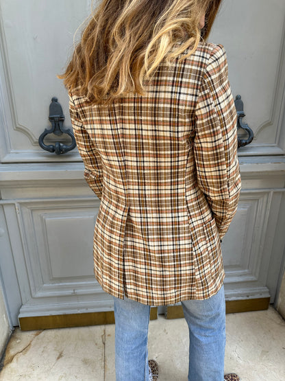 Veste à carreaux