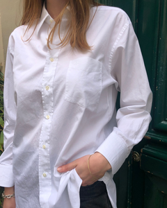 Chemise en coton blanche