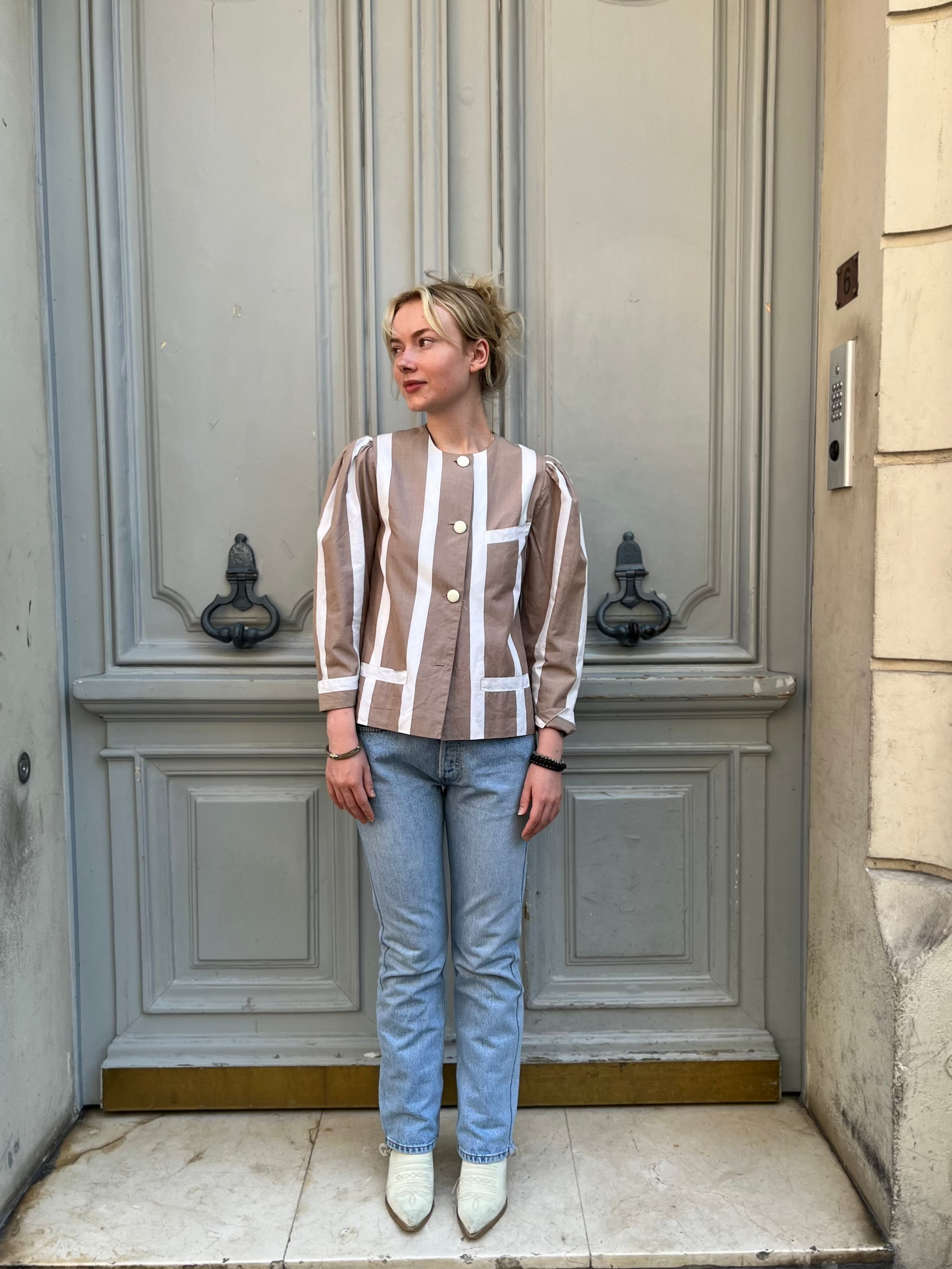 Veste rayée
