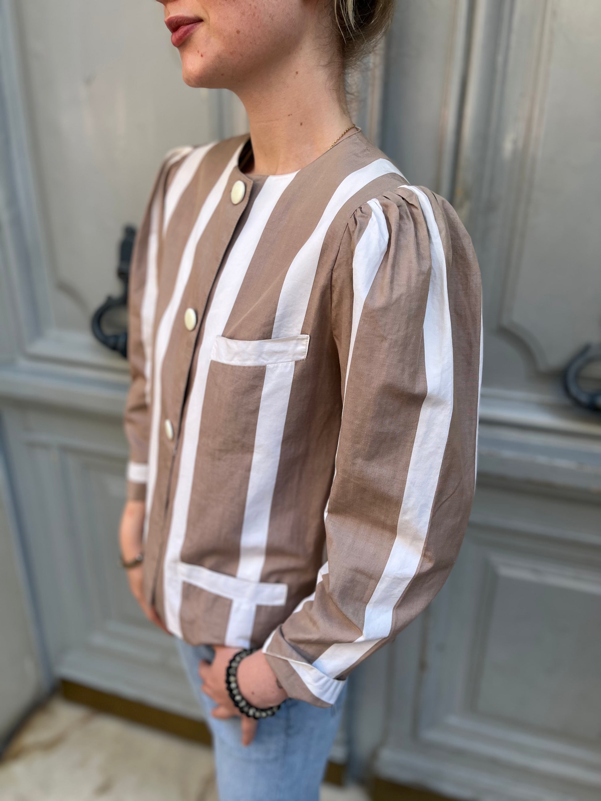 Veste rayée