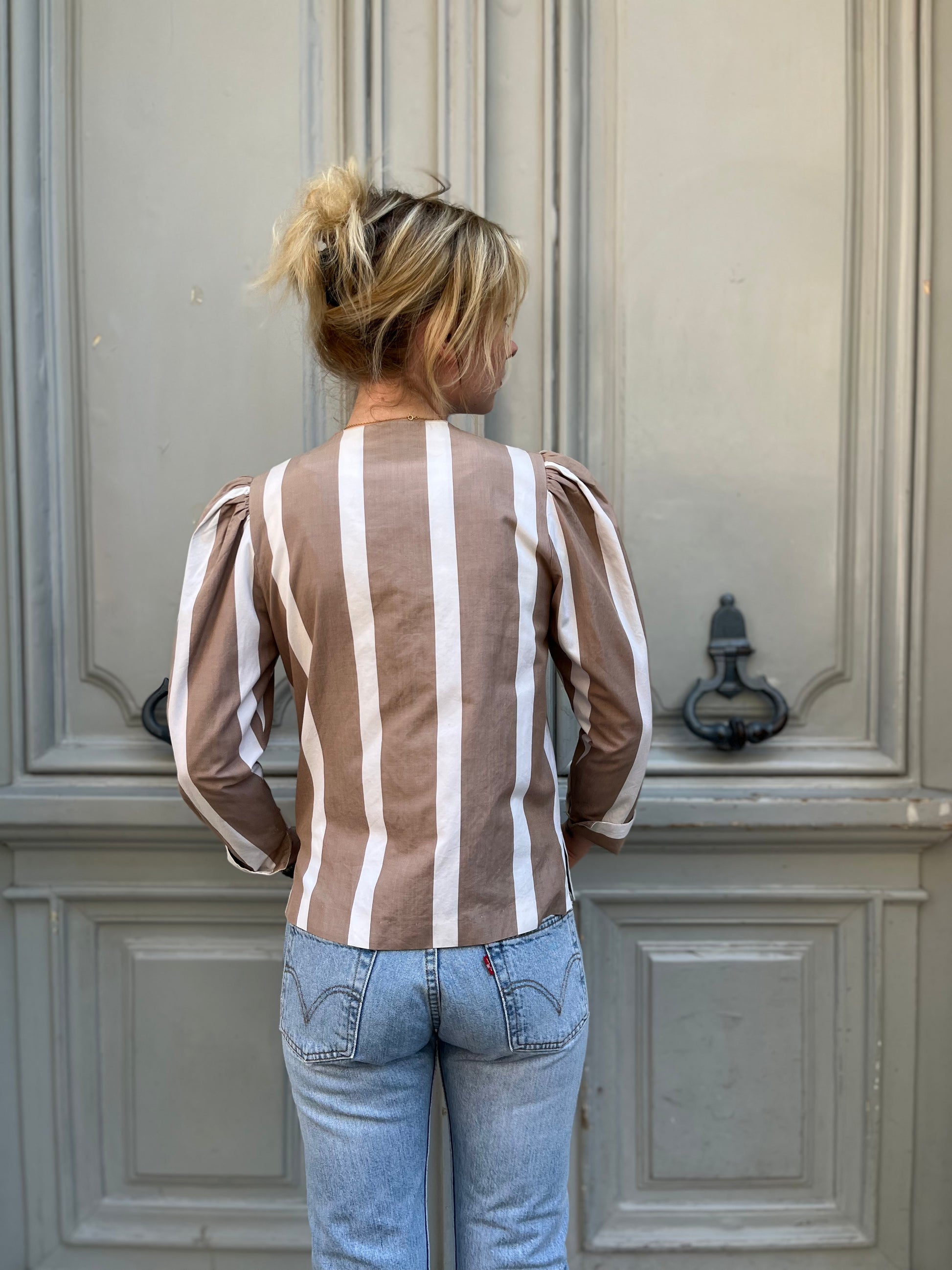 Veste rayée