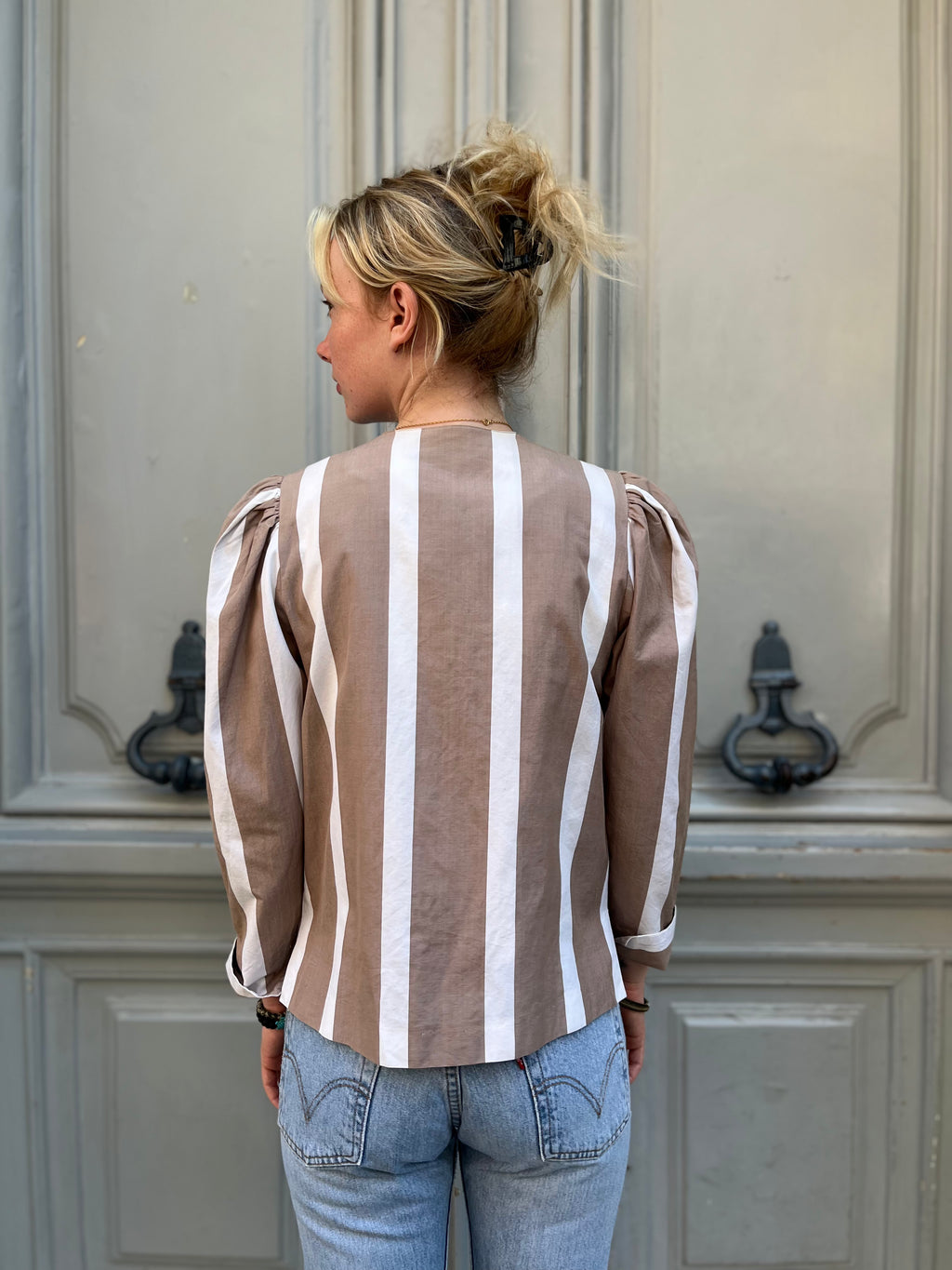Veste rayée