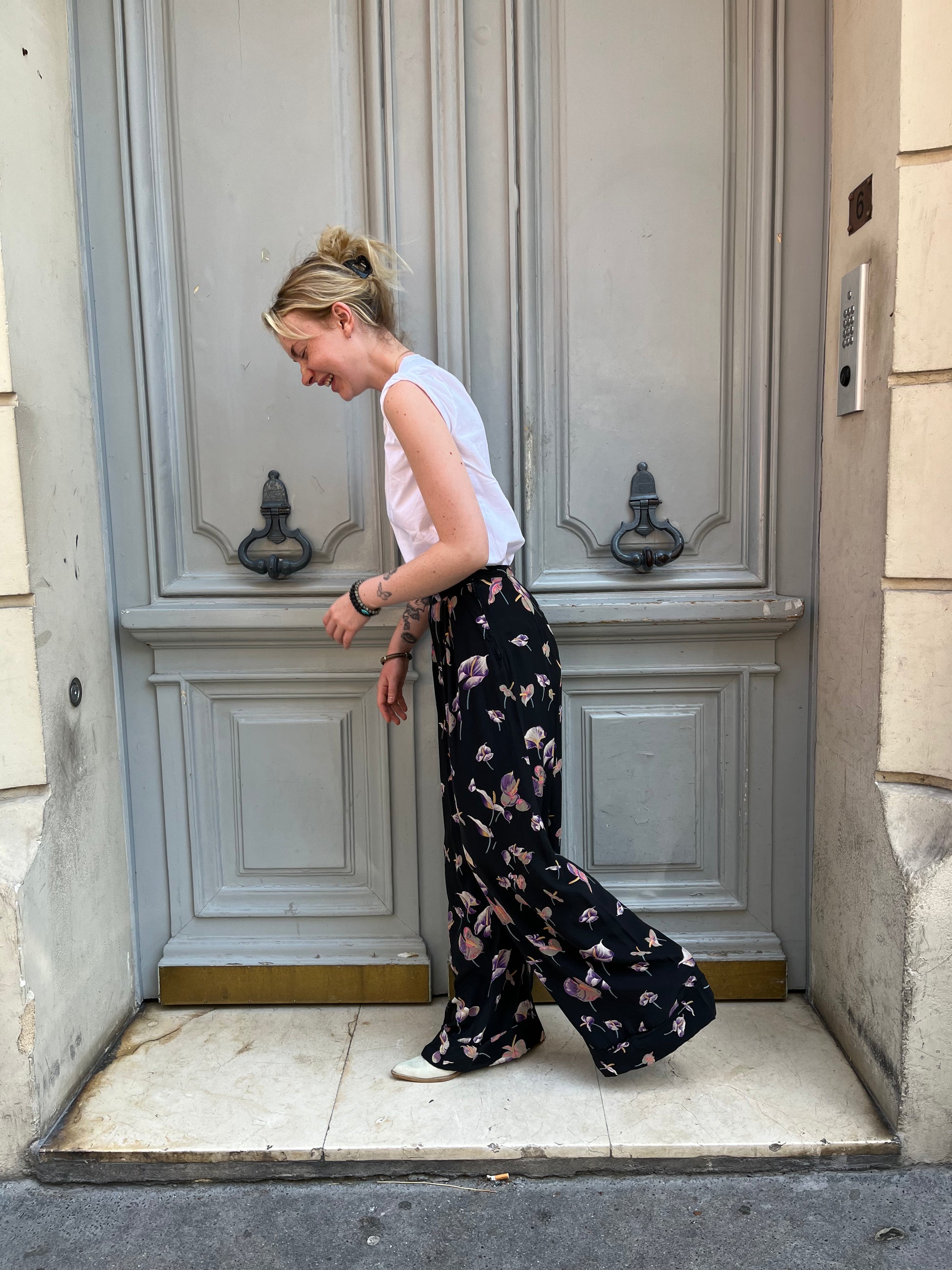 Pantalon fluide à pinces