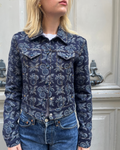 Veste en jean ETRO bleu nuit