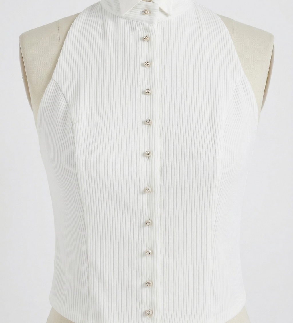Top Christian Dior blanc