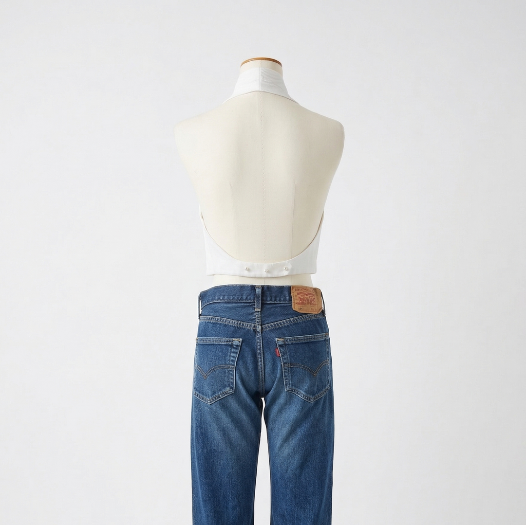 Top Christian Dior blanc