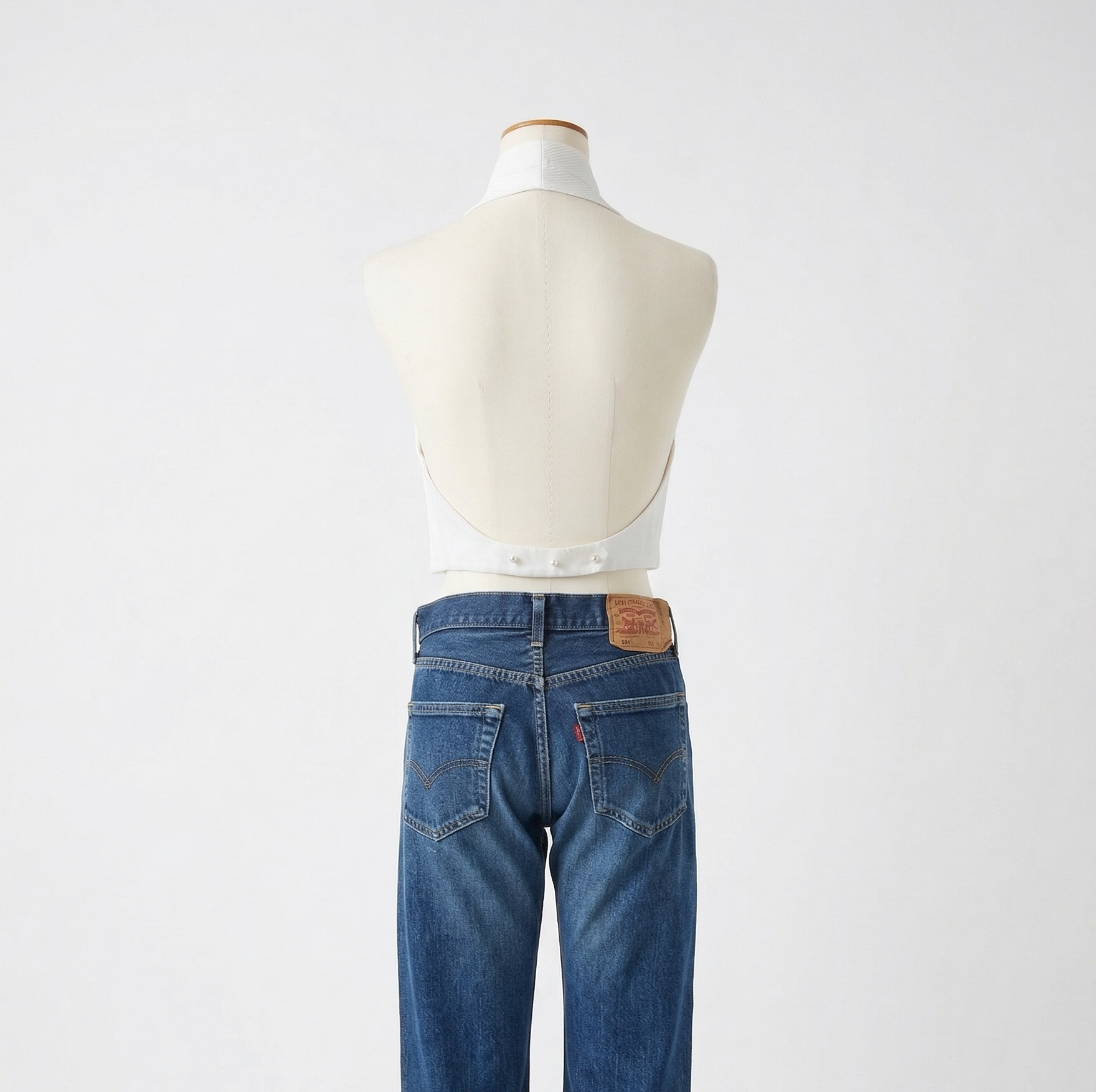Top Christian Dior blanc