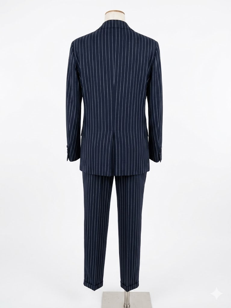 Ensemble tailleur Yves Saint Laurent rayé marine