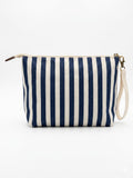 Pochette Rayée Marine