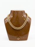 Collier Agatha maille gourmette dorée