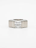 Bague vintage en argent années 80