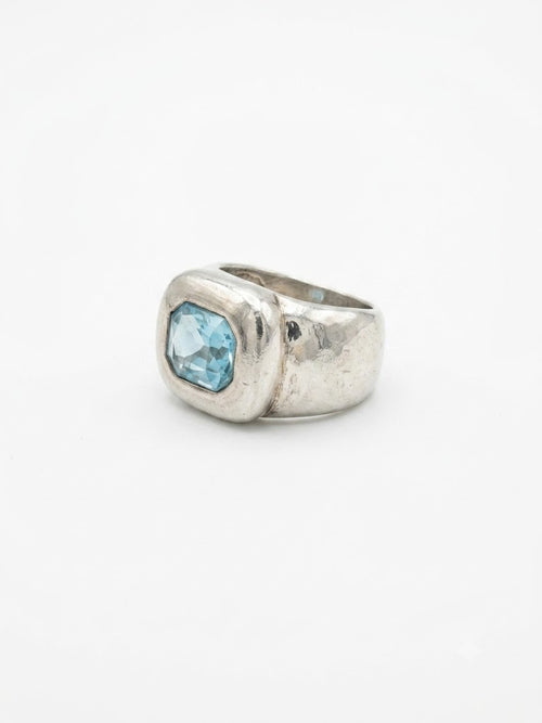 Bague vintage en argent années 70