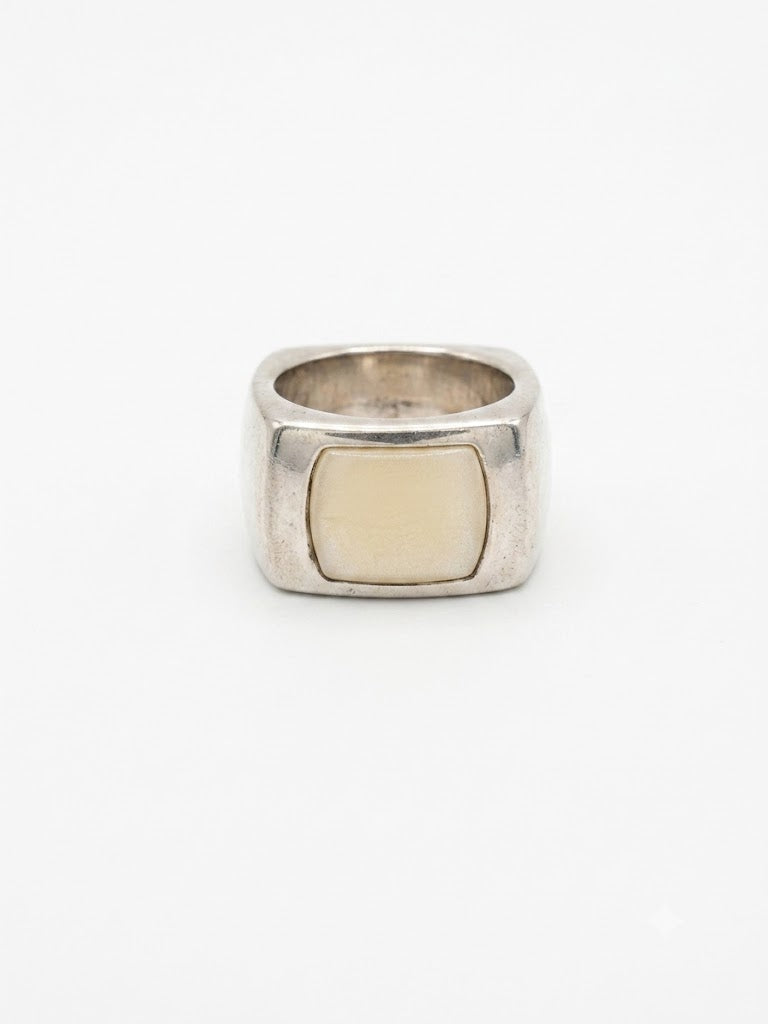 Bague vintage en argent années 70