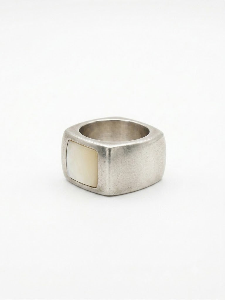 Bague vintage en argent années 70
