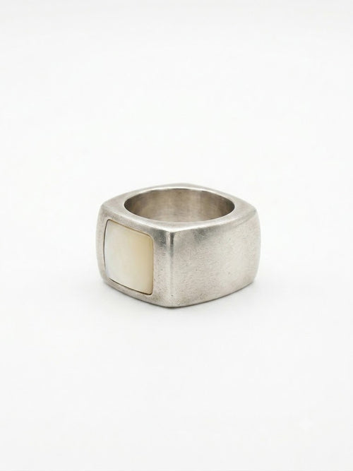 Bague vintage en argent années 70