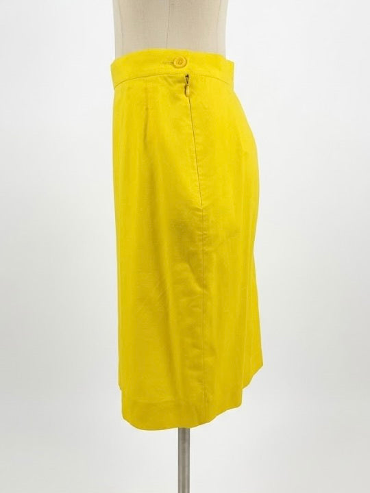Jupe Yves Saint Laurent jaune