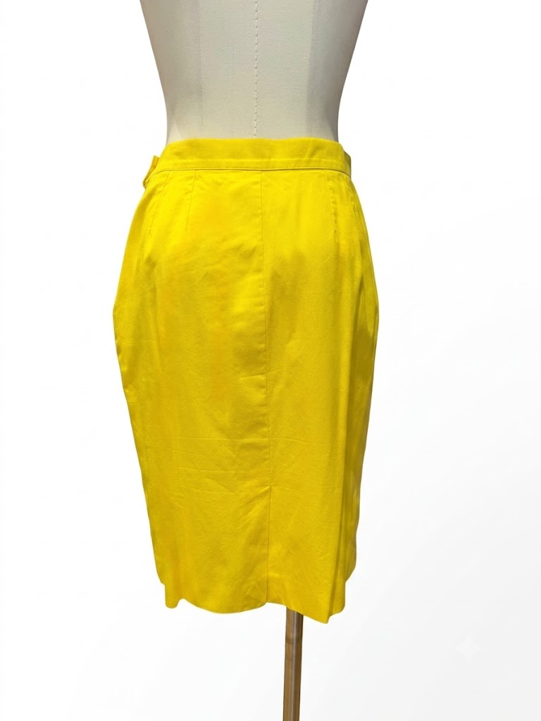 Jupe Yves Saint Laurent jaune