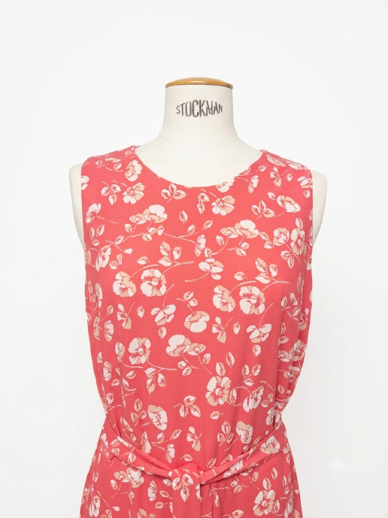 Robe Lauren Ralph Lauren à imprimé fleuri rose