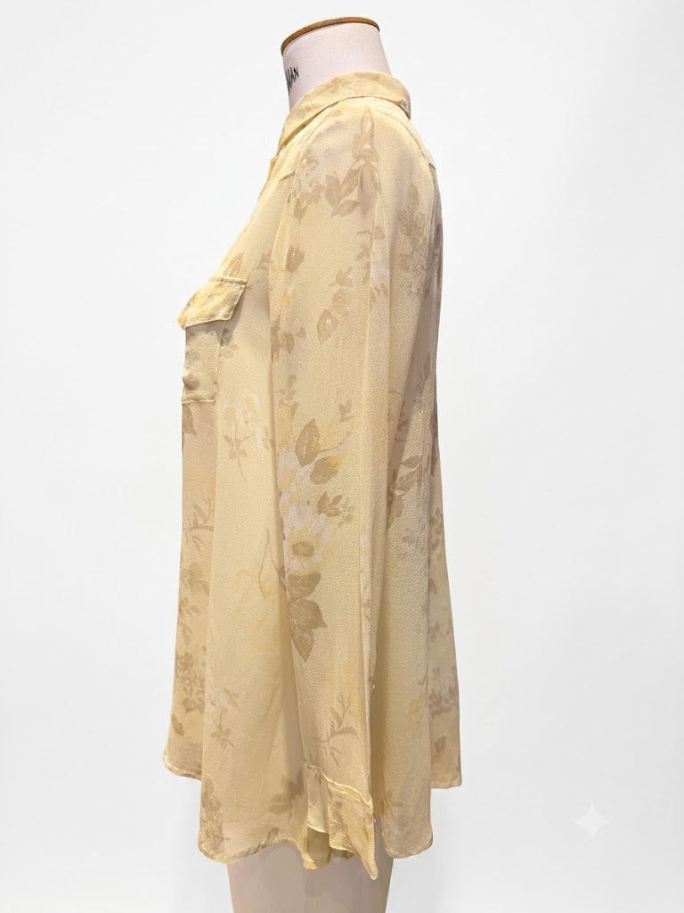 Blouse Kenzo en soie imprimée florale