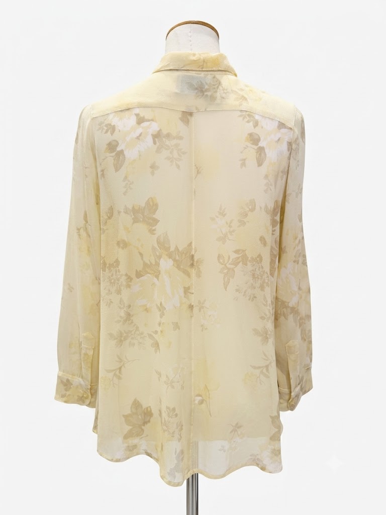 Blouse Kenzo en soie imprimée florale