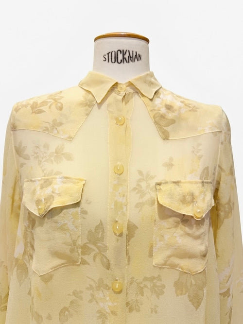 Blouse Kenzo en soie imprimée florale
