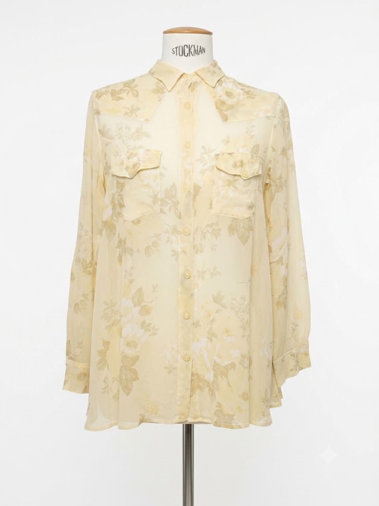 Blouse Kenzo en soie imprimée florale