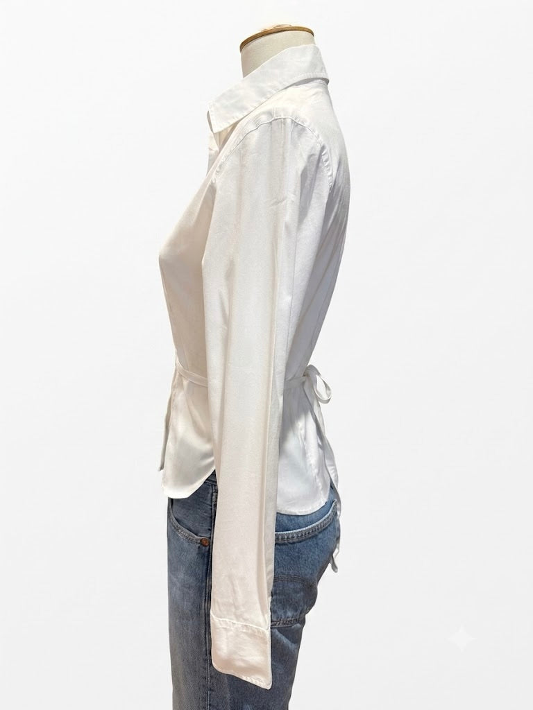 Chemise cintrée blanche Armani Jeans