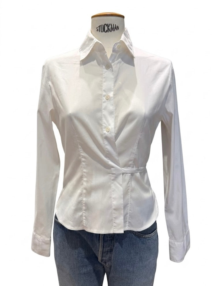 Chemise cintrée blanche Armani Jeans