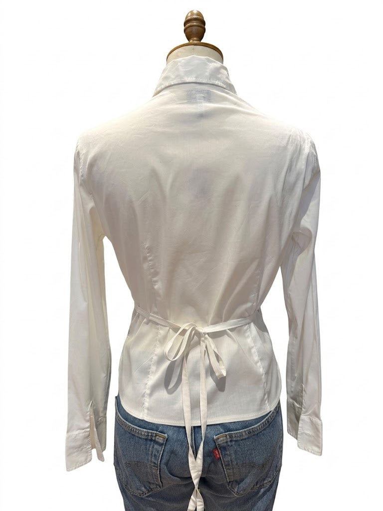 Chemise cintrée blanche Armani Jeans
