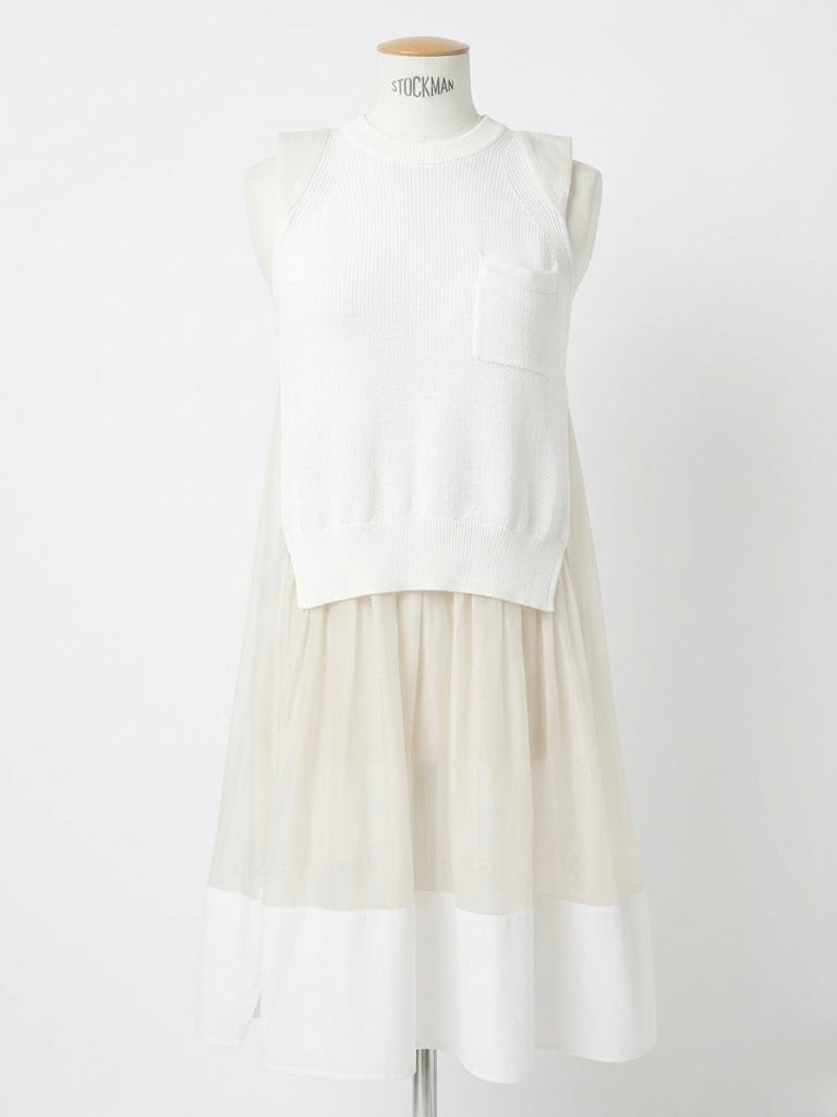 Robe "débardeur" Sacai