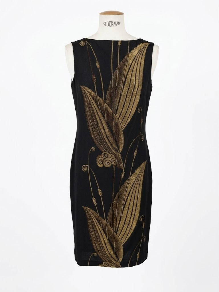 Robe Ralph Lauren noire et dorée