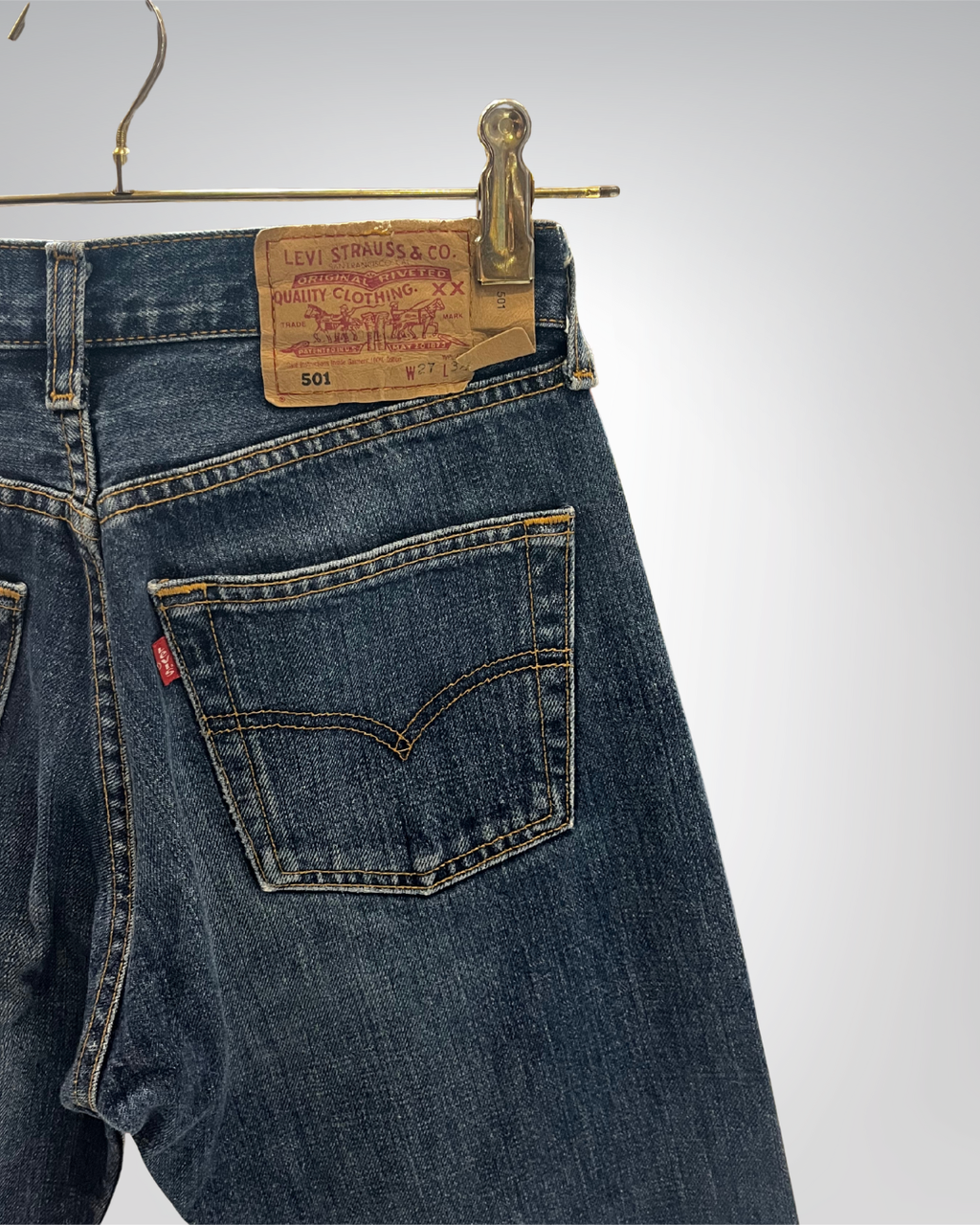 Jeans Levi's 501 W27 L32 - numéro 5T