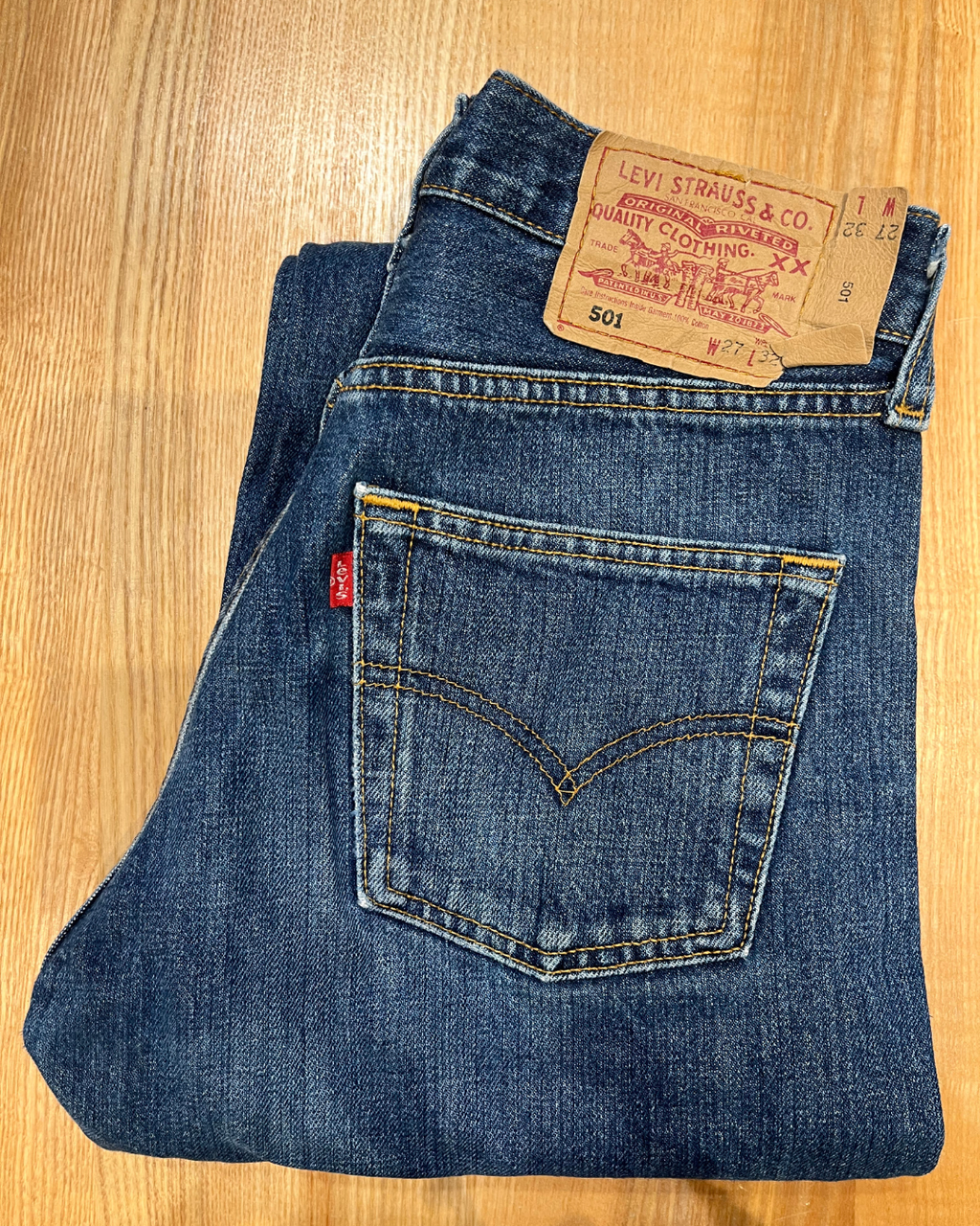Jeans Levi's 501 W27 L32 - numéro 5T